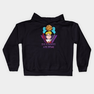 The cookies are done Kids Hoodie